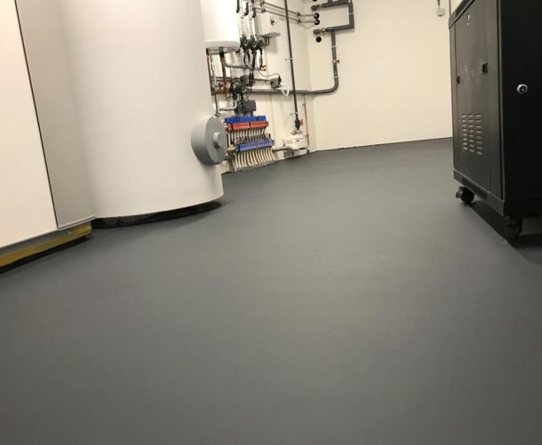 Werkplaatsvloer bij Cyko hydrauliek te Goor